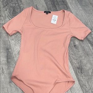 Pink bodysuit NEVER WORN!